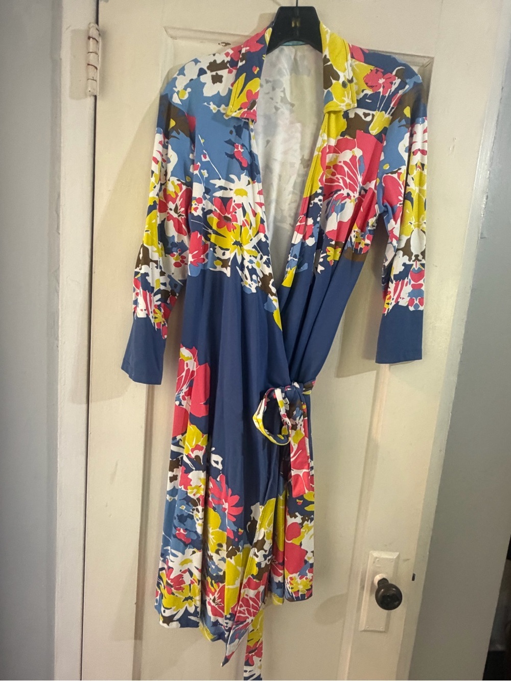 J. McLaughlin Catalina Cloth Wrap Dress M